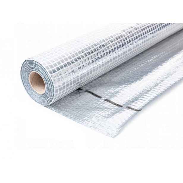 Fólie Parotěsná Aluminiová Vyztužená Parotěsná Silná Alu 90g 75m²