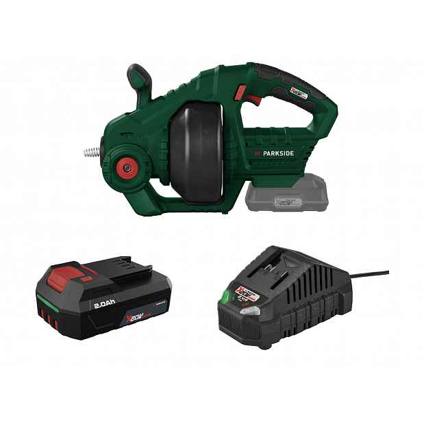 Parkside® Aku čistič potrubí Parrw 20-Li A1, 2 Ah