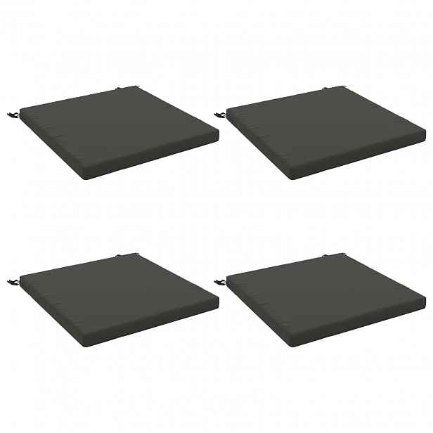 vidaXL Polstry ve 4 kusech SOEST 4 ks 100% polyester Antracitová