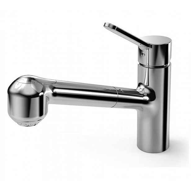 Hansa Primo - Dřezová baterie s výsuvnou sprškou, chrom 49522203