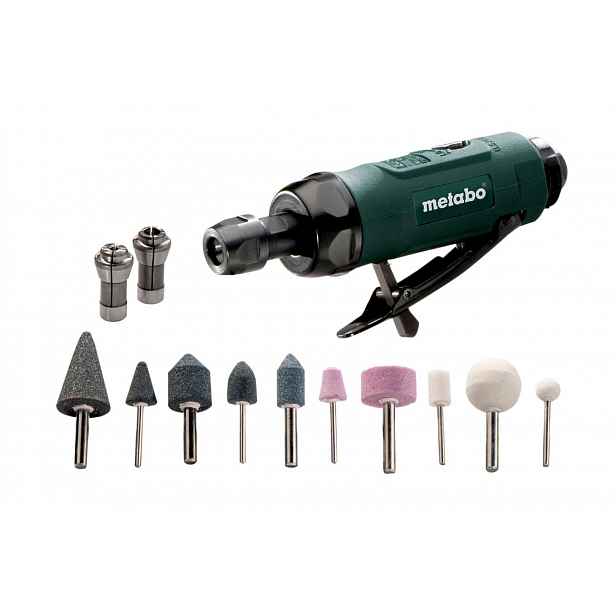 Metabo - Pneumatická přímá bruska, s příslušenstvím 604116500
