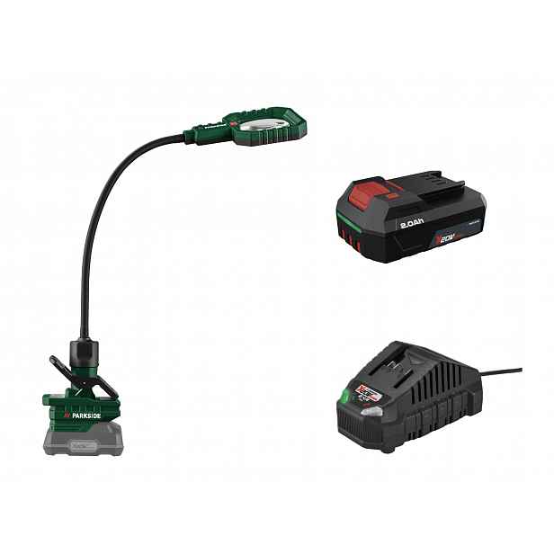 Parkside® Aku LED lupa Plsla 20-Li A1, 2 Ah
