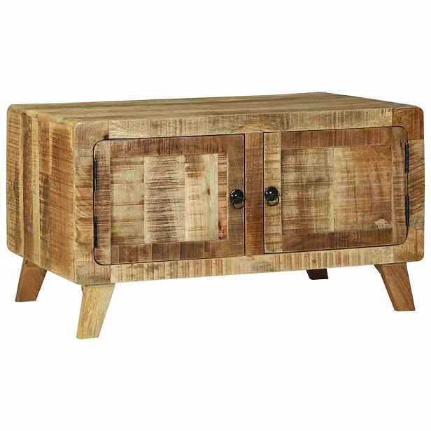 vidaXL Konferenční stolek Hnědá 80 x 54 x 45 cm Masivní mangové dřevo