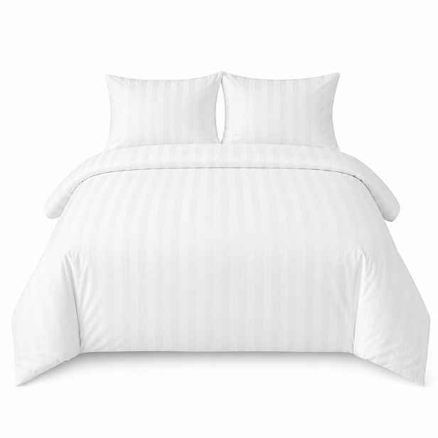 Damašek 2 cm Hotelové povlečení 240 x 220 cm 2x povlak na polštář Expresní Zámek