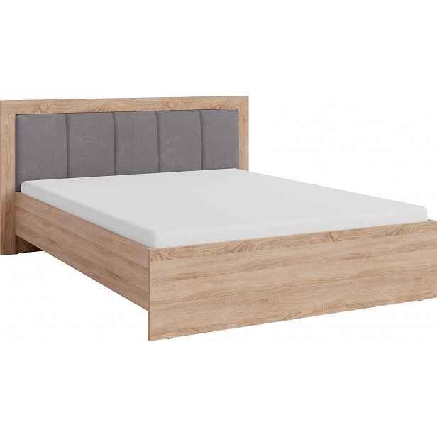 Postel Smart SR6 - kovový rám + úložný prostor Barva korpusu: Dub Sonoma