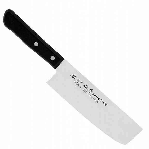 Satake MV Pakka Japonský ostrý Nůž Nakiri sekáček na sekání 56-58 Hrc 16 cm