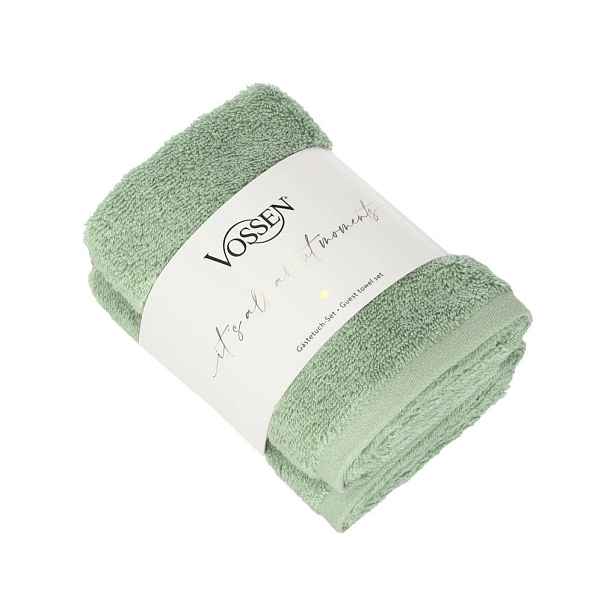 Vossen SADA RUČNÍKŮ PRO HOSTY, 30/50 cm, zelená