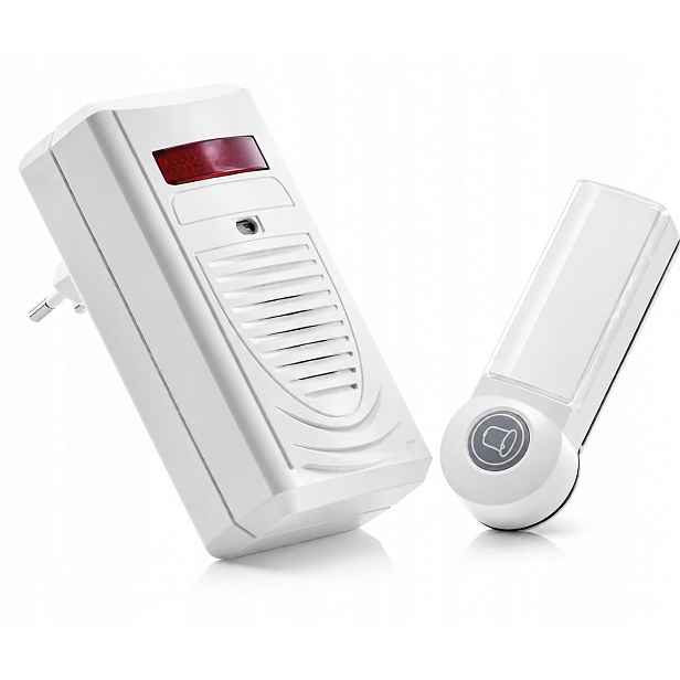 Bezdrátový zvonek pro dveře 230V P5705 60m Vodotěsný IP44