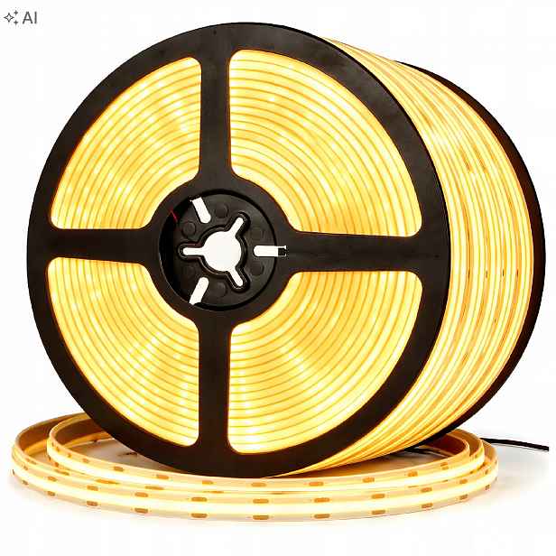 Led pásek 24V Cob 50 m 528 diod 15W/m 1650lm/m 4000K Profesionální Premium