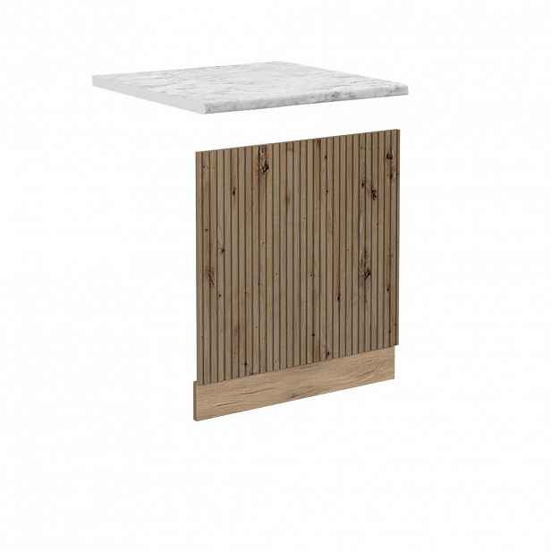 Vicco PŘEDNÍ PANEL R-Line Řemeslný dub 60 cm , PD Mramor