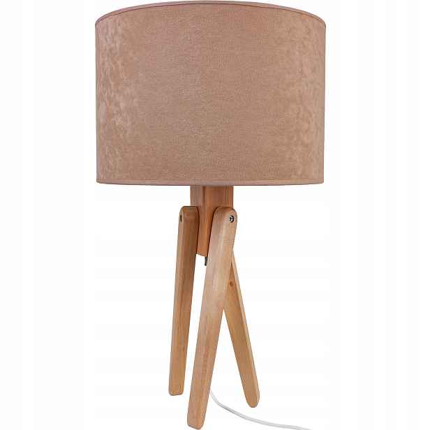 Béžová Stojací Lampa Na Komodu Obývací Pokoj Béžová Led