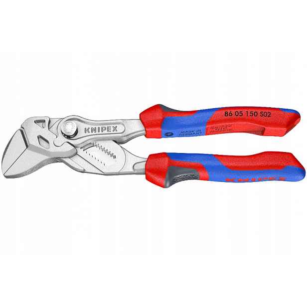 Nastavitelné kleště-klíč Knipex chromované drsné Comfort 150 mm