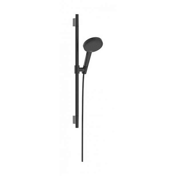 Sprchový set Hansgrohe Raindance Alive Select S kartáčovaný černý chrom 24602340