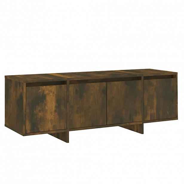 vidaXL TV skříňka kouřový dub 120 x 30 x 40,5 cm kompozitní dřevo