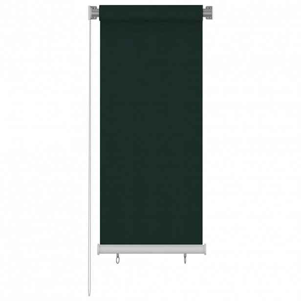 vidaXL Venkovní roleta 65 (Š) x 140 (V) cm tmavě zelená HDPE