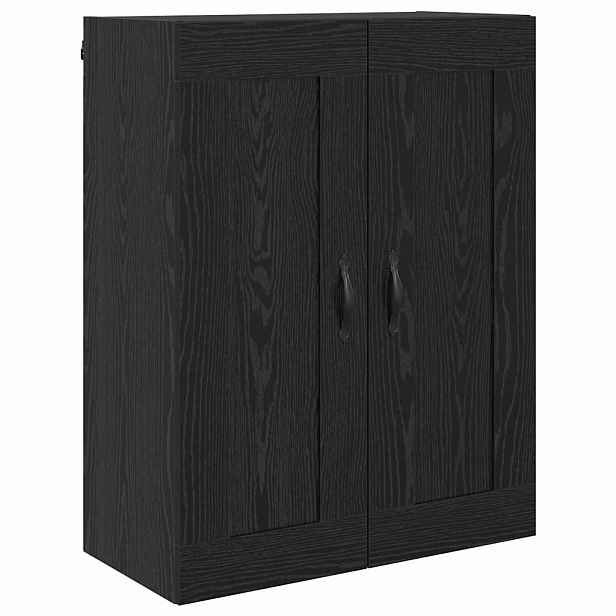 vidaXL Nástěnná skříňka Černý dub 69,5 x 34 x 90 cm Kompozitní dřevo