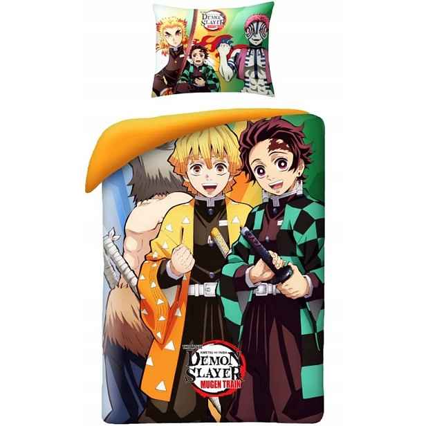 Bavlněné ložní povlečení Demon Slayer Mugen Train