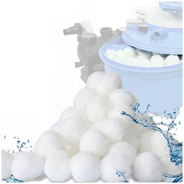TEMU Filtrovací koule, 700G, náhradní filtr pro bazénové čerpadla