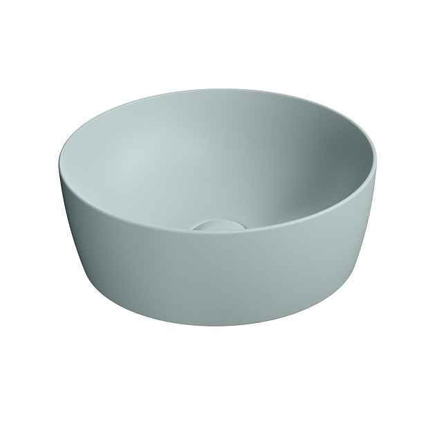 GSI NUBES keramické umyvadlo na desku průměr 40cm, ghiaccio mat