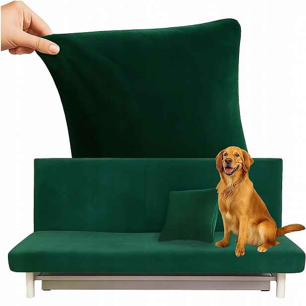 Obal na rohovou pohovku Lahvový Velur Elastický 190 230 cm