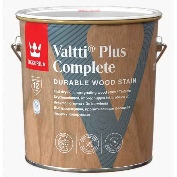 Saténová Akrylová Lakovačka Tikkurila Valtti Complete Plus 2,7 L Barvy
