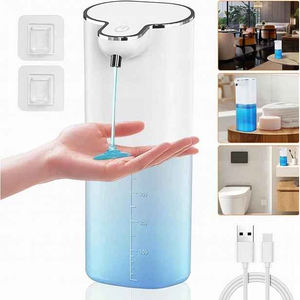 Automatický Dávkovač Gelového Mýdla Se Senzorem 4-STUPŇOVÁ Regulace 400 ml