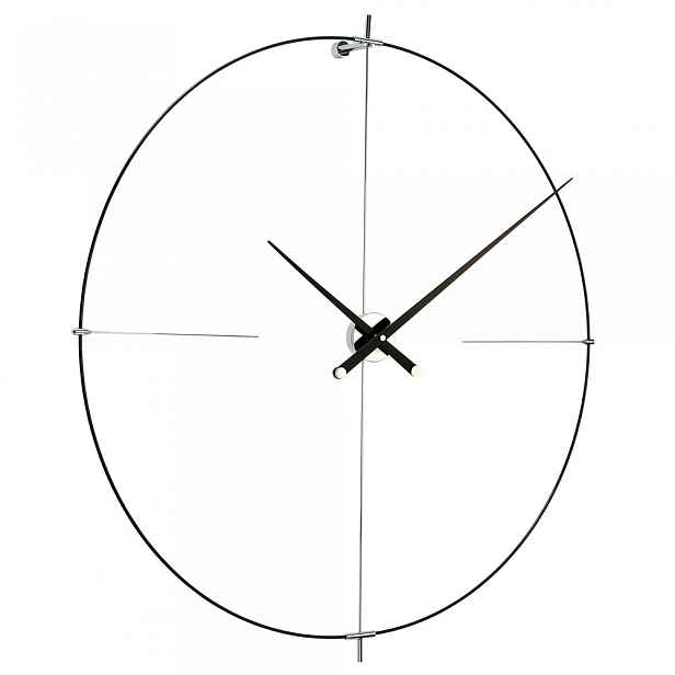 Designové nástěnné hodiny Nomon Bilbao BilbaoBB L černé 110cm