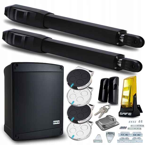 Set Pohon Pro Dvoukřídlovou Bránu 8 m 4 Ovladače Automat 400 Kg tichý