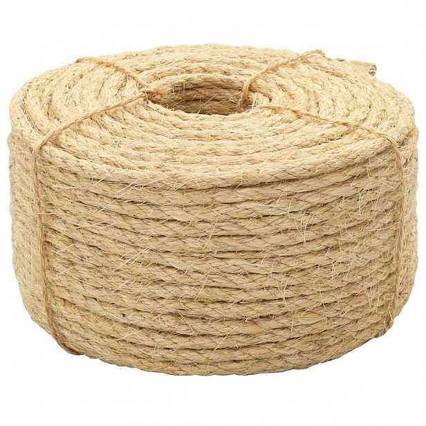 vidaXL Lano 100% sisal 10 mm 100 m