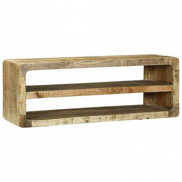 vidaXL Televizní skříň 100 x 32 x 36 cm Masivní magnovníkové dřevo