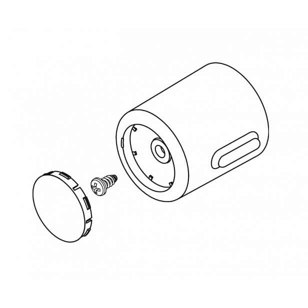Ideal Standard - Ovládací rukojeť, chrom F960892AA