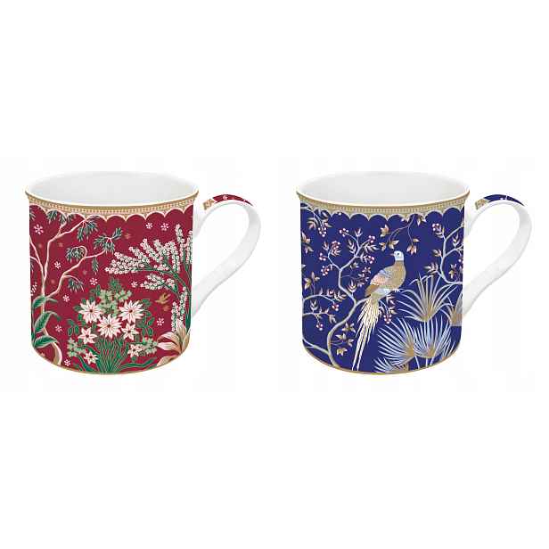 Kpl 2 x porcelánový hrnek sada 2 šálky 300 ml
