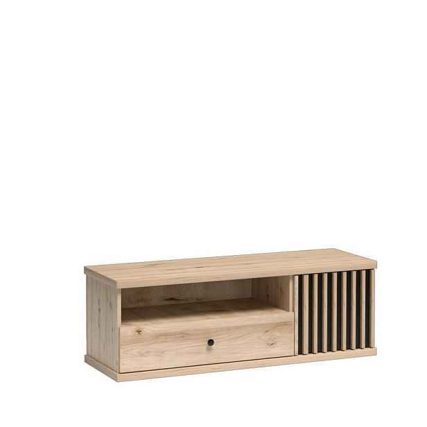 MASSENO TV STOLEK ALMERIA, 124/43,4/40,6 cm, dub Artisan