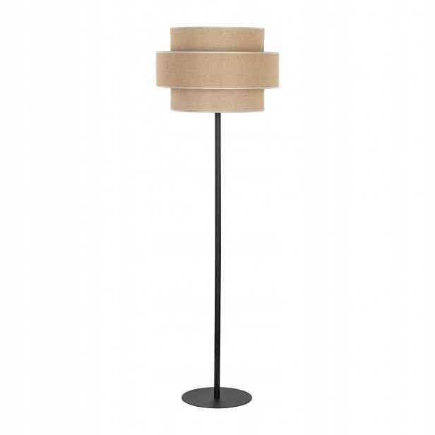 Podlahová Led lampa Béžová Juta Metal Calisto 155 cm 50 cm Tk Lighting