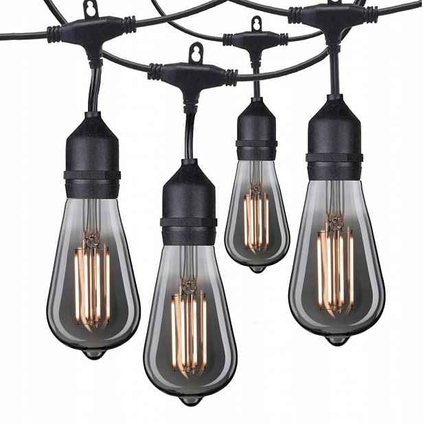 Zahradní Girlanda Řetěz 10 m E27 Led Žárovky