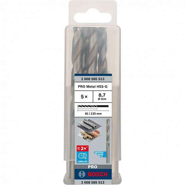 Bosch - Sada vrtáků do kovu, 8,7x125 mm, 5 ks 2608585513