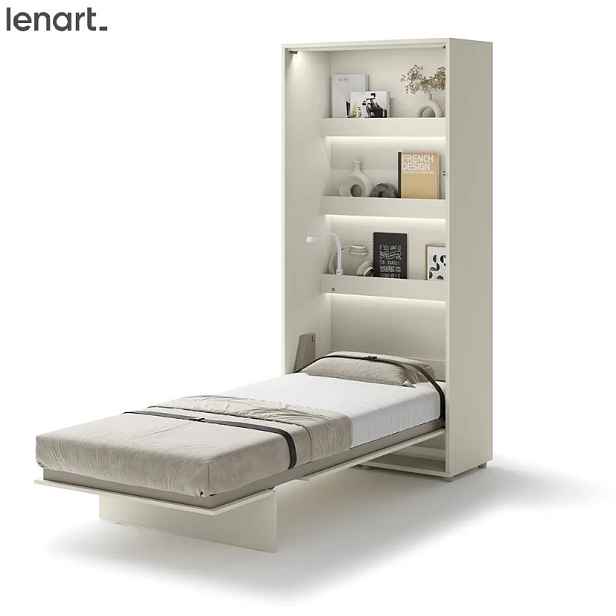 Dig-net nábytek Sklápěcí postel Lenart BED CONCEPT BC-03 kašmír | 90 x 200 cm