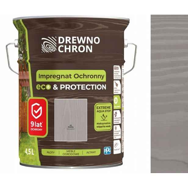 Drewnochron Impregnace Eco&protection Popel 4,5 L