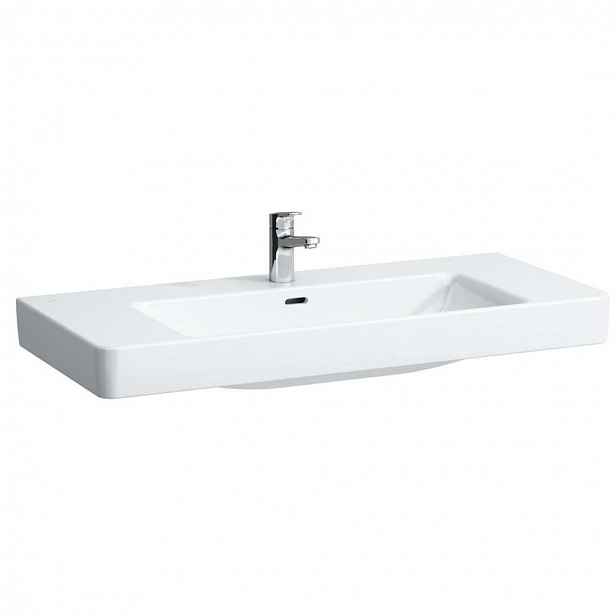 Laufen Pro S - Umyvadlo, 105x46 cm, 3 otvory pro baterii, s LCC, bílá H8139664001081