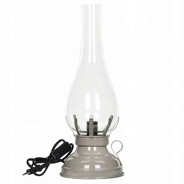 noční stolní lampa Sana se skleněným stínítkem, výška 42 cm