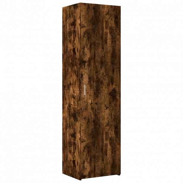 vidaXL Skříň highboard kouřový dub 50 x 42,5 x 185 cm kompozitní dřevo