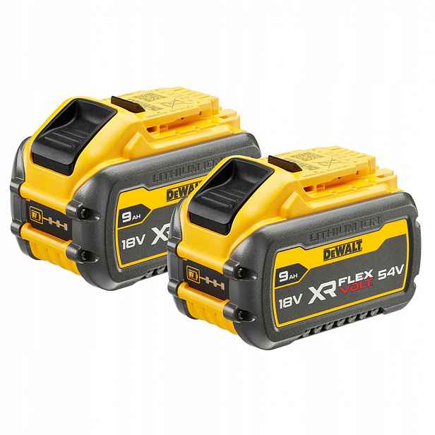 Akumulátory DeWALT DCB547X2-XJ 18V 9Ah, 54V 3Ah Flexvolt Xr 2 ks