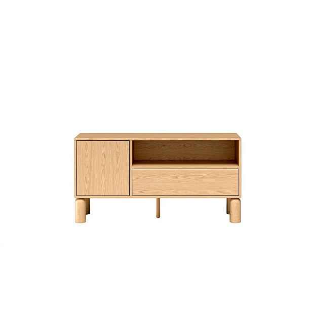 MASSENO TV STOLEK SABBIA, 120/61,6/40,6 cm, dekor dub