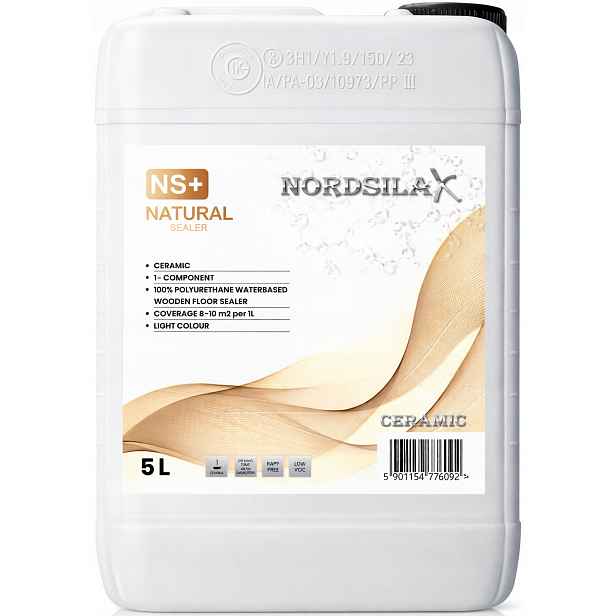 Nordsilax Natural 5L keramický podkladový lak s efektem surového dřeva