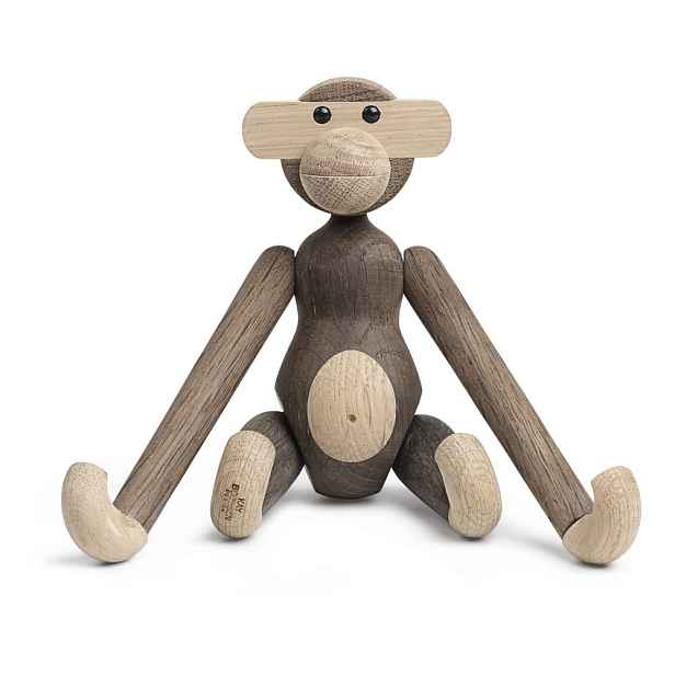 Soška z masivního dubového dřeva Kay Bojesen Denmark Monkey