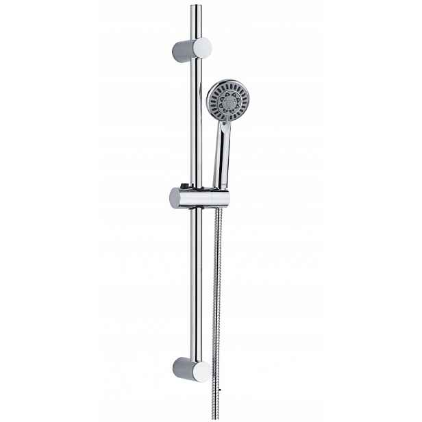 Sprchová sada na tyči 70 cm chrom sprchová nástěnná