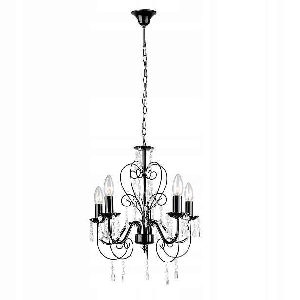 Toolight Lampa EBT010-5CP Černá