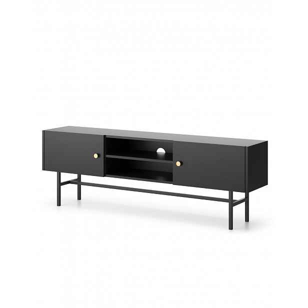TV stolek Diva, černý 155 cm