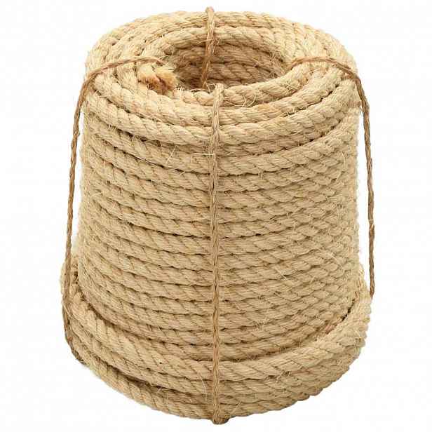 vidaXL Lano 100% sisal 12 mm 50 m