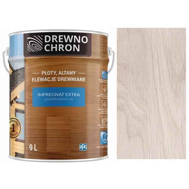 Drewnochron Impregnát Extra 9 L, Bílý